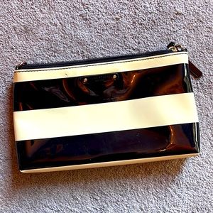 Striped clutch